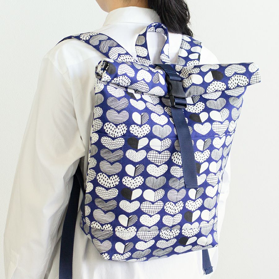 kippis ソーイングレシピロールトップリュック｜手作り・ハンドメイド