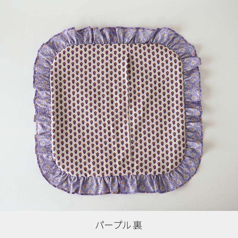 SOULEIADO で作るフリルクッションカバー材料セット 全2色｜手作り