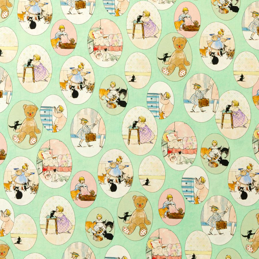 Kurahashi Rei くらはしれい オックス生地 切り売り こねこのトトは
