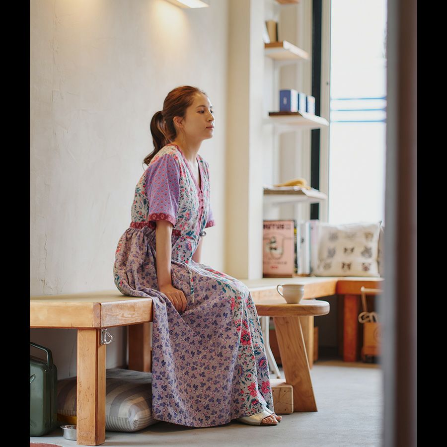 キット＞ SOULEIADO ワンピース-Rani- ピンク｜手作り・ハンドメイド