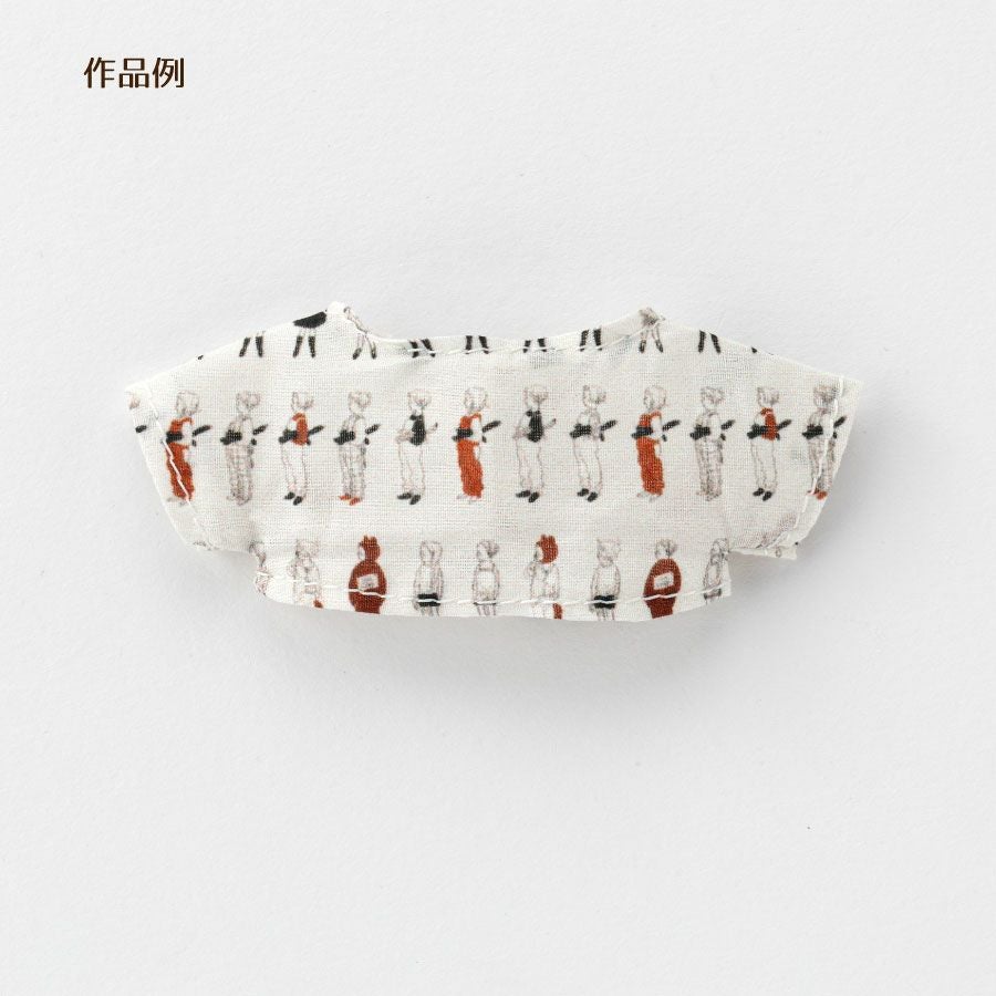 ミニチュア生地 ローン 【くらはしれい】Hello, My Friends ドール用
