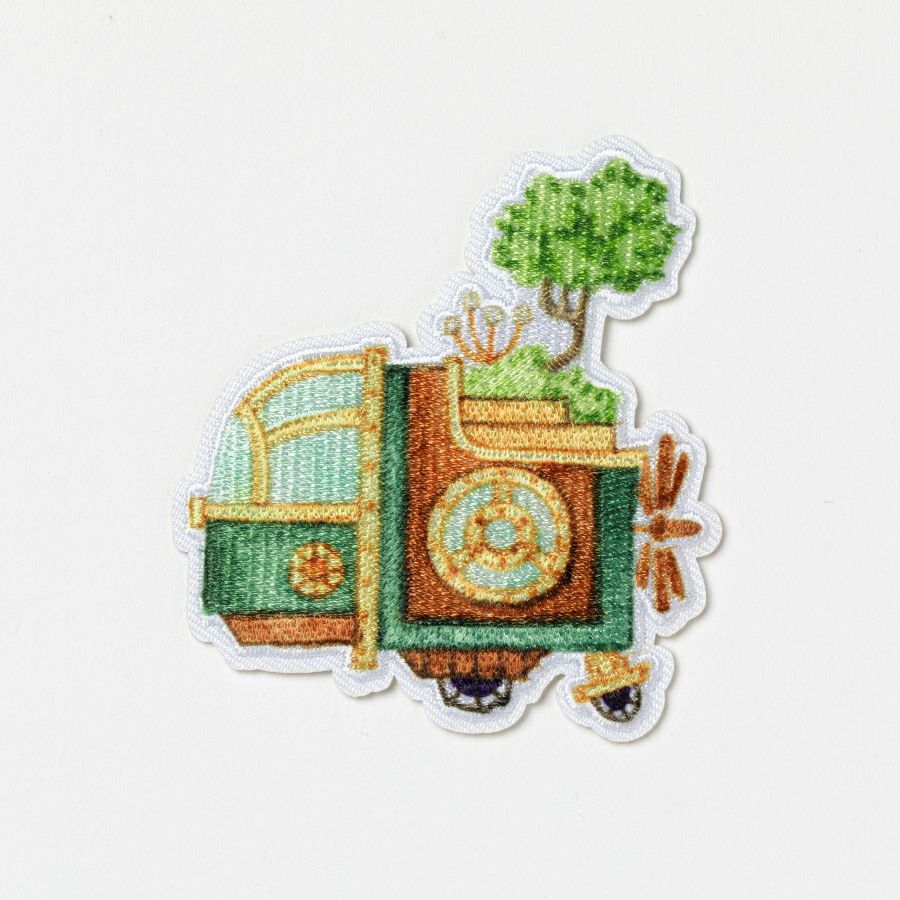 クリエイターズワッペン 【空想街雑貨店】本植物図書館の乗り物