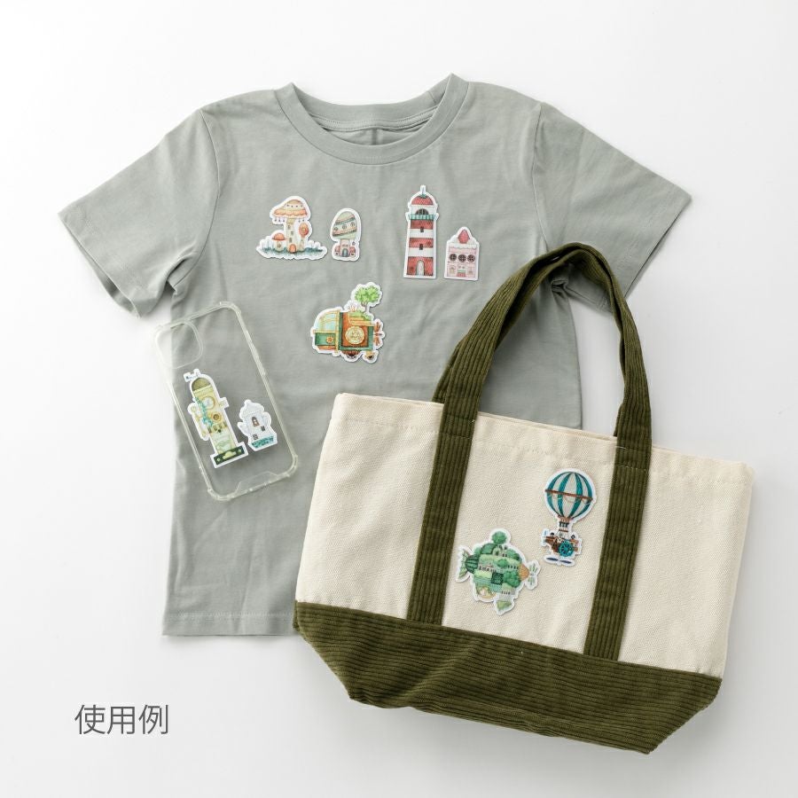 クリエイターズワッペン 【空想街雑貨店】本植物図書館の乗り物