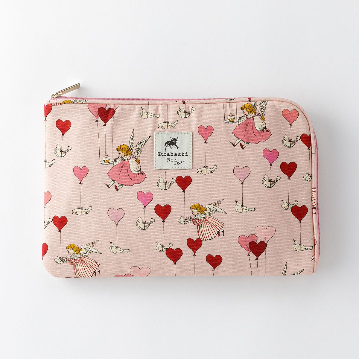 フラットポーチ♡ハンドメイド♡オーダーページ【うさちゃん2】 フラットポーチ♡ハンドメイド♡オーダーページ【うさちゃん2】 増産