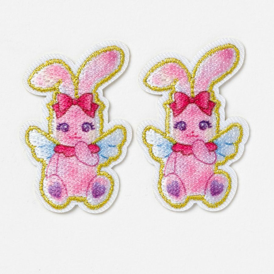 専用です【未使用品】ナタリーレテ うさぎ オーナメント ハンドペイント 硝子 Nathalie Lete（ナタリーレテ） 爆買 ブローチ 全4種 ポーチ付き 猫 黒