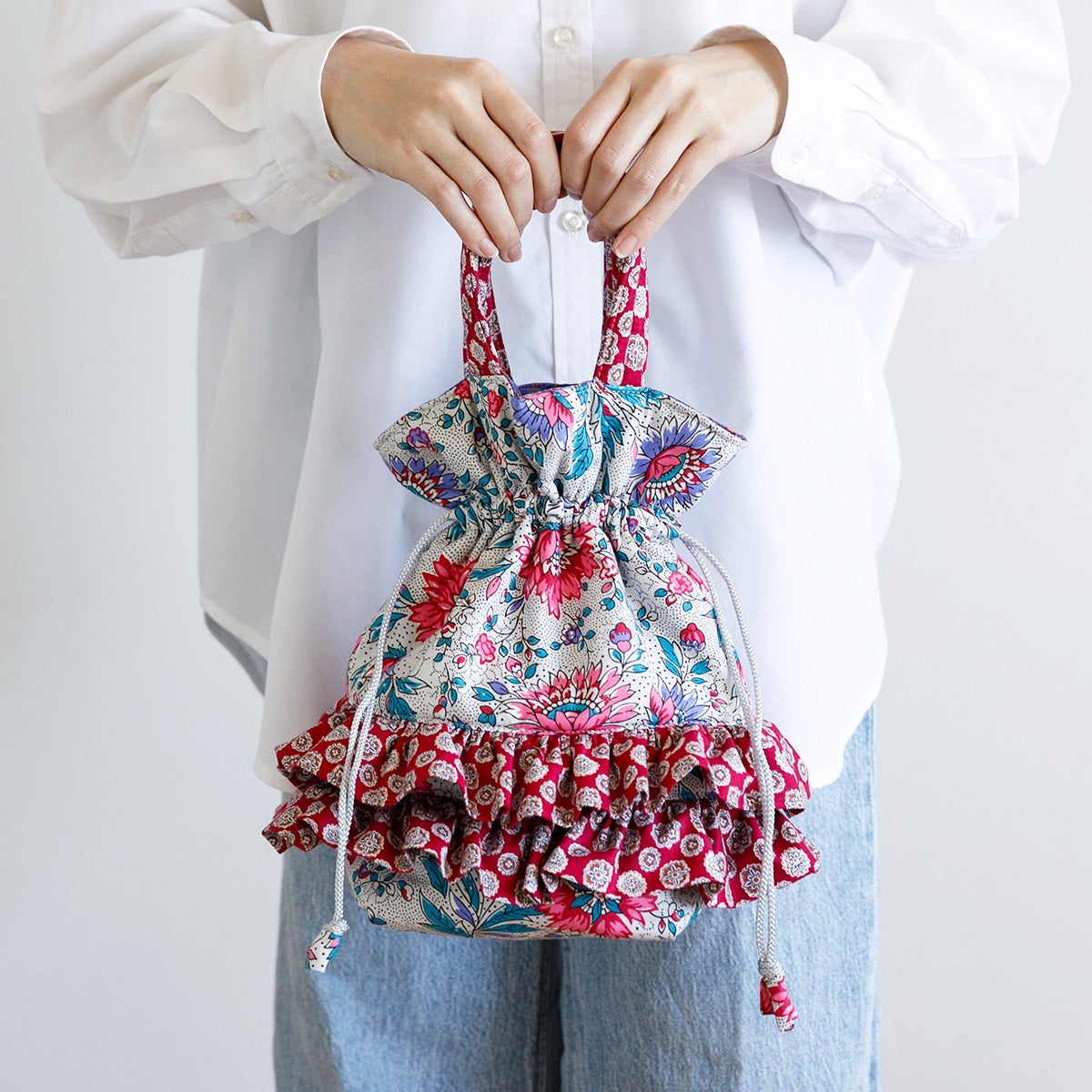 ハンドメイド swing巾着バッグ ハンドメイド swing巾着バッグ 【公式通販】