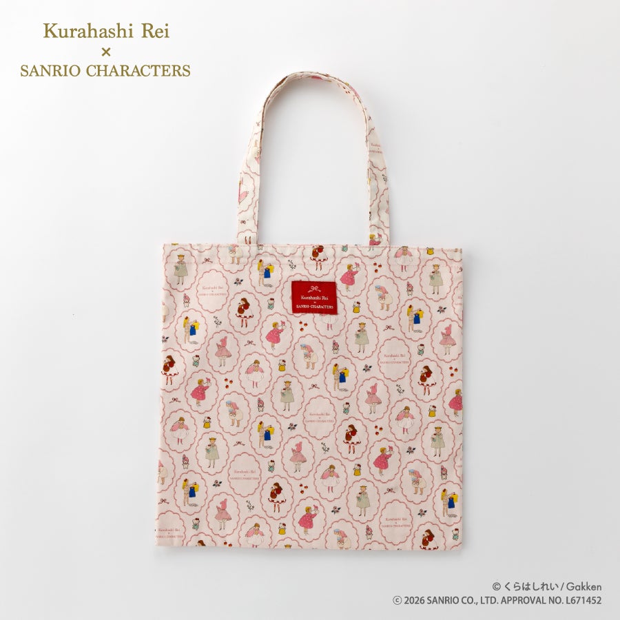 Kurahashi Rei×サンリオキャラクターズ スクエアトートバッグ レース