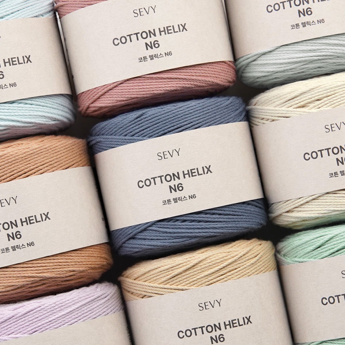 SEVY コットンヘリックスN6【9～15|全15色】Cotton Helix N6｜手作り